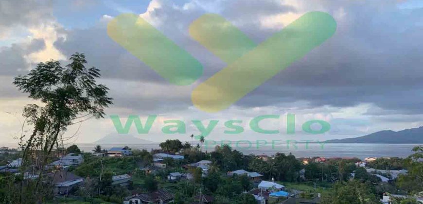 DIJUAL CEPAT TANAH CANTIK VIEW PANTAI MANADO DAERAH MALALAYANG, HARGA SANGAT MURAH