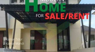 DISEWAKAN RUMAH CANTIK DAN MENARIK DI GRAND KAWANUA, HARGA SANGAT MURAH